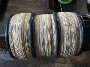 Lotus silk thread