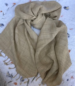 Lotus fiber scarf