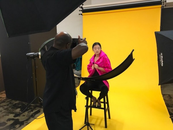 Cashmere and Pearls photoshoot
