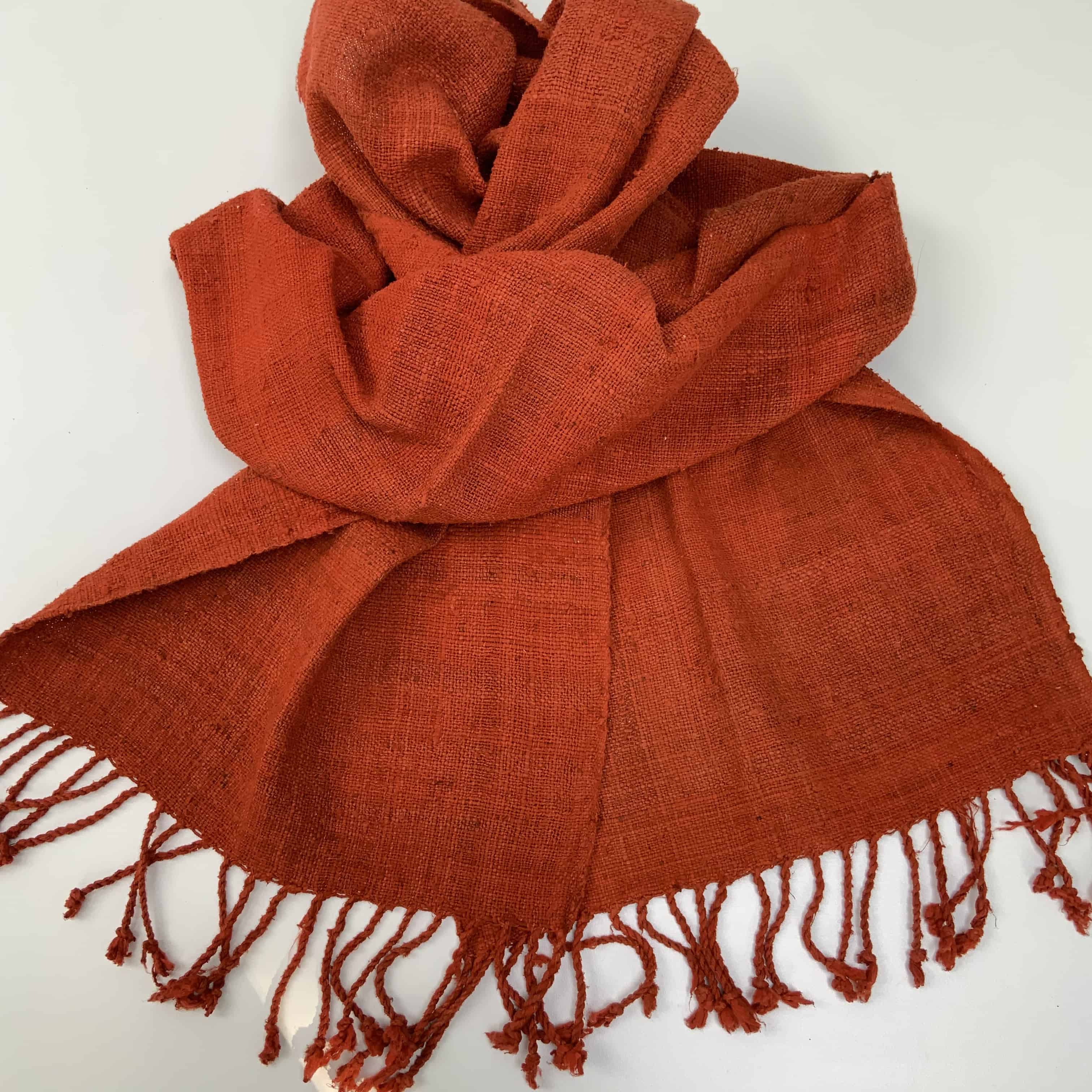 Lotus Fiber Scarf-Dyed | Cashmere & Pearls lotus fiber