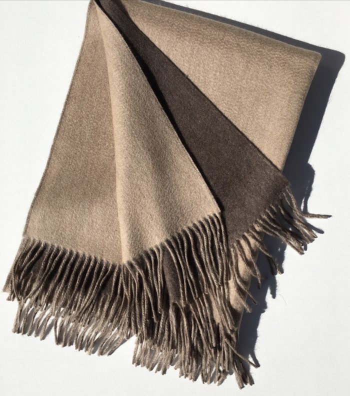 Double Faced Cashmere Throw