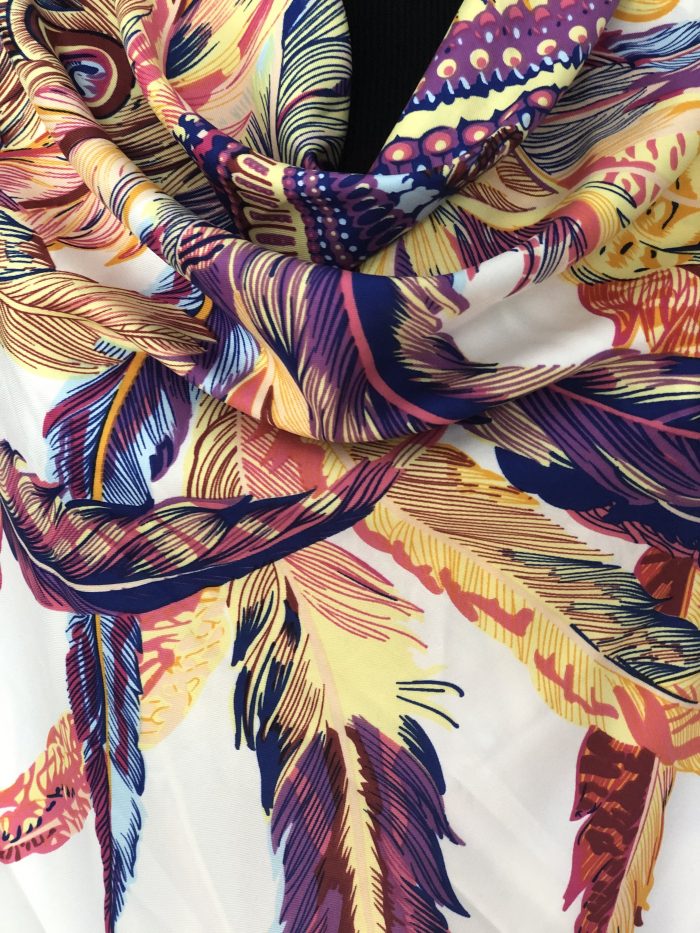100% Thai Silk Scarf by Cashmere and Pearls!