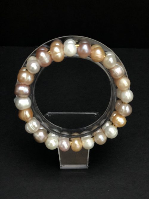 The perfect pearl stretch bracelet for mom. Cashmere and Pearls