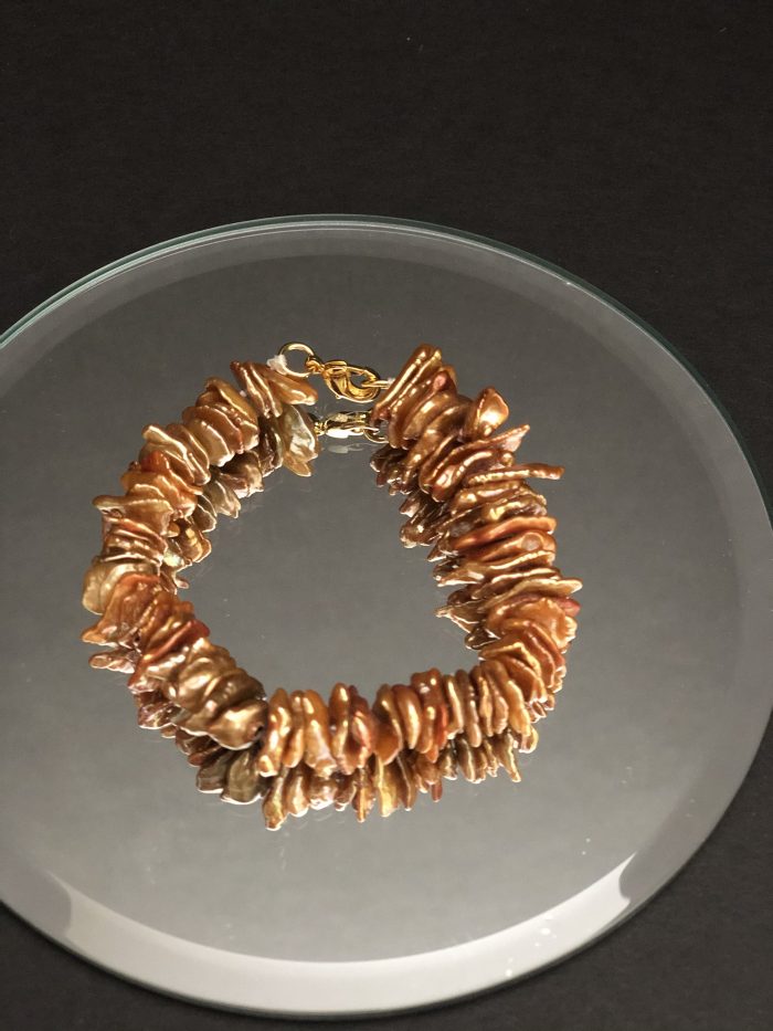 Keshi Pearl Bracelet by Cashmere and Pearls