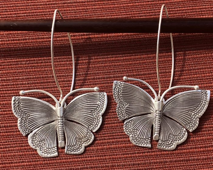Butterfly Hill Tribe Silver Earrings, by Cashmere and Pearls