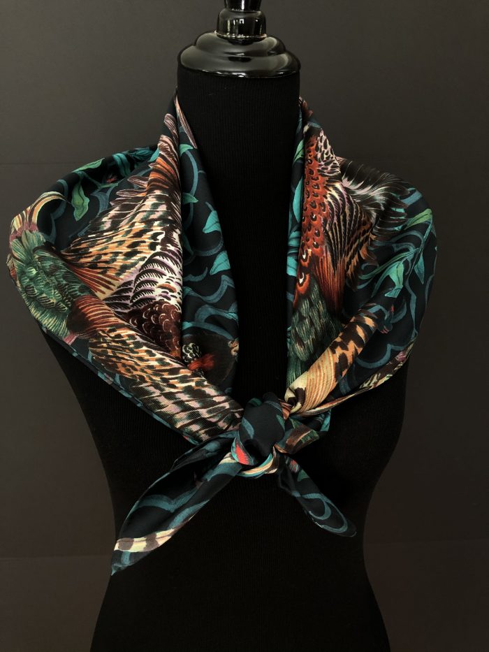 Illustrated by Phannapast T, Silk Scarf