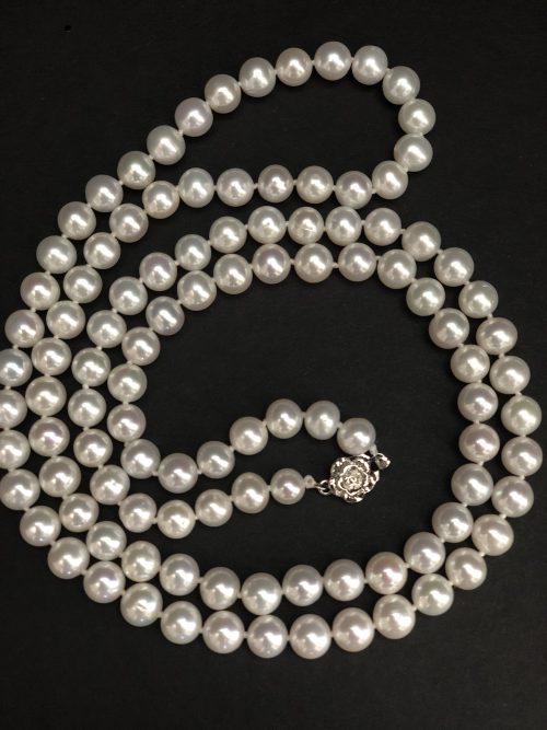 34" Round Pearl Necklace