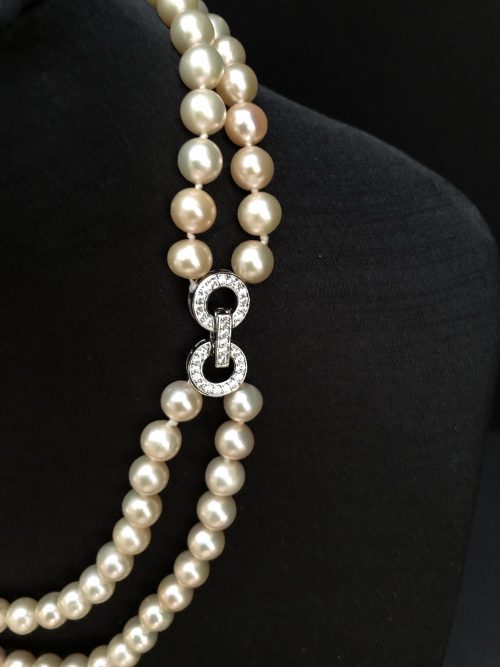Peach, Freshwater Pearl Necklace