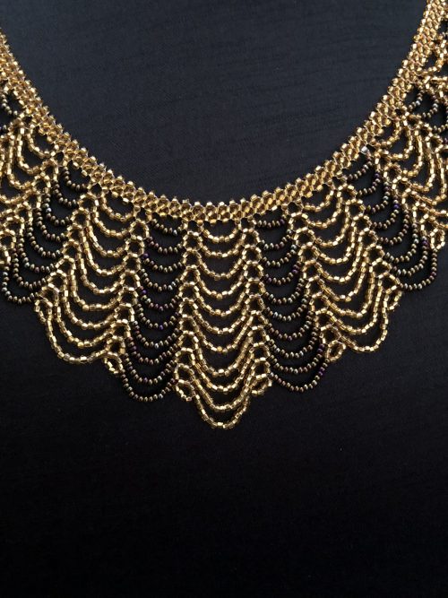 glass beaded collars