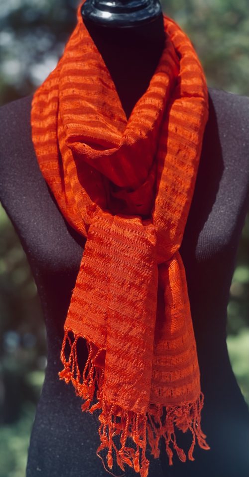 Silk and Lotus Scarf