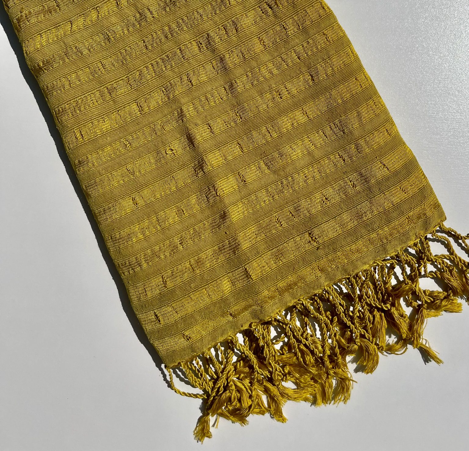 Sacred Lotus flower fiber direct from Inle Lake, Myanmar
