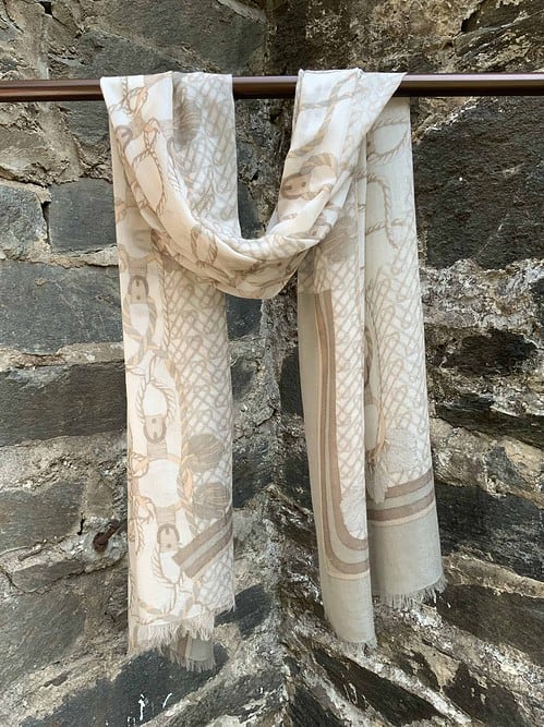 Ropes & Buckles Cashmere Scarf