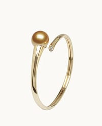 Jewelmer golden South Sea pearl bangle