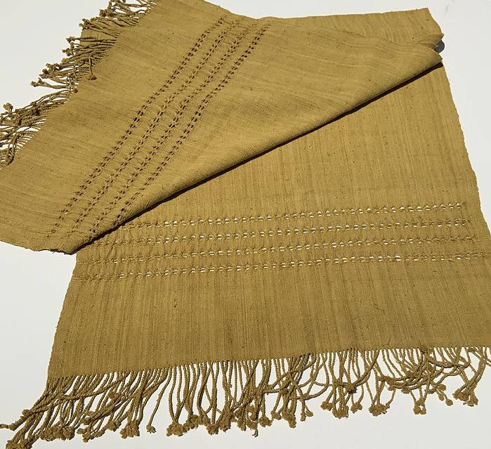 Lotus Leaf Dyed Lotus Scarf