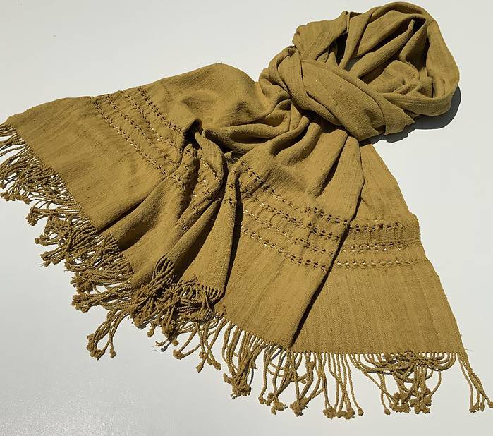 All natural Lotus fiber scarf