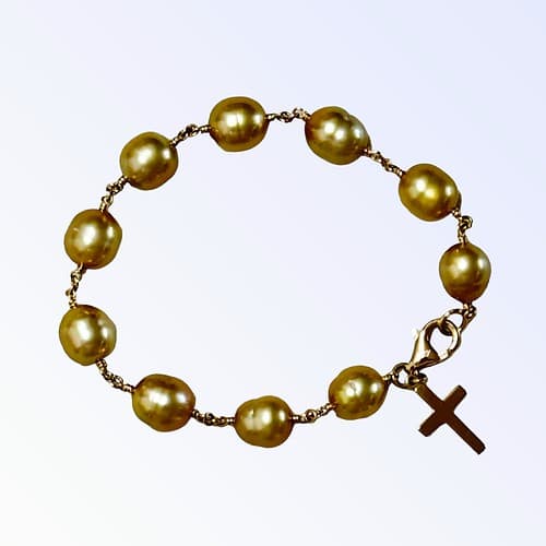 Resurrection Golden Pearl Bracelet